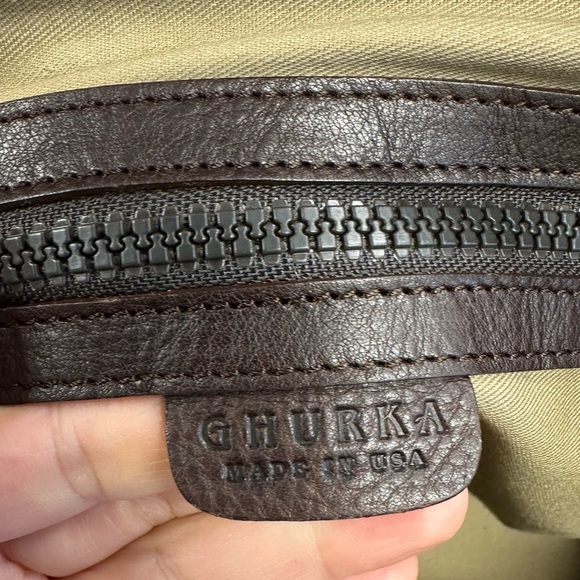 👜 Ghurka Express No. 2 Canvas & Leather Messenger Bag | USA Made - Picture 15 of 16